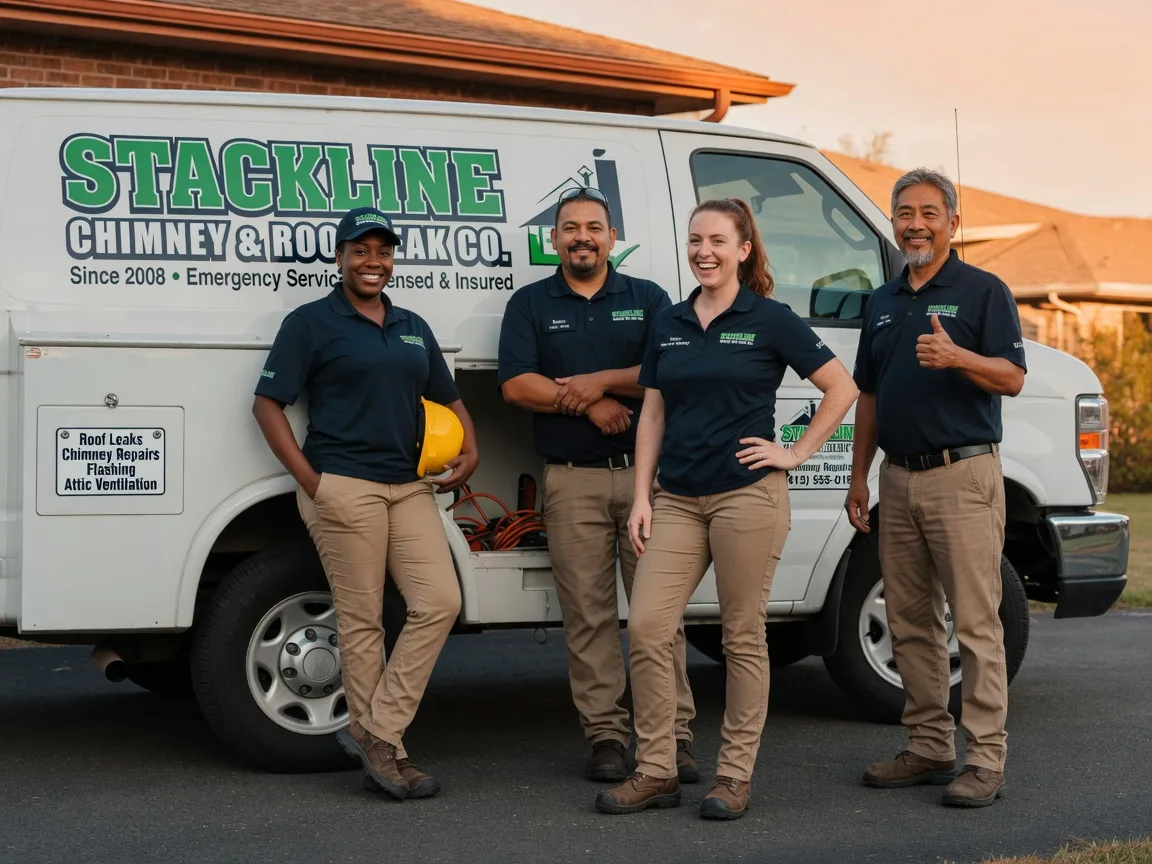 Chimney flashing repair company in Rattan, OK
